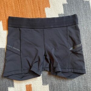 Lululemon Biker Shorts. Thick waist band size 6